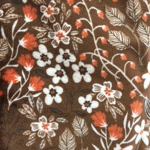 Plush throw blanket nwt cozy autumn 50 x 70 cottagecore grandmacore